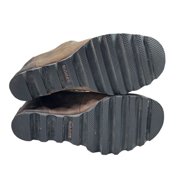 SOREL Conquest Wedge Shearling Booties - Size 6 - Picture 7 of 9